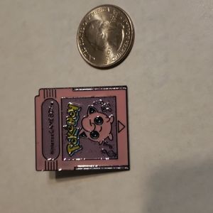 Pokémon Jigglypuff Nintendo Gameboy Cartridge Enamel Pin Cute and Pink